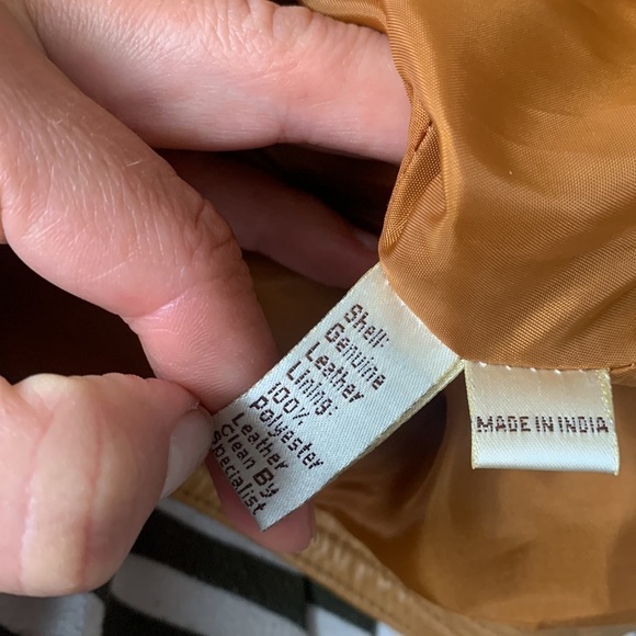 Scully soft Leather Western Braided studs Camel Tan Jacket size L vintage - Picture 6 of 16